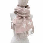 Excellent LOUIS VUITTON Scarf LV Essential Scarf wool Women M77854