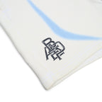 A Bathing Ape Heavy Wash Hand Draw Football Logo Relaxed Fit Sweat Shorts M (White)