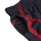 A Bathing Ape Ape Flame Monogram Jacquard Relaxed Fit Football Shorts M (Black)