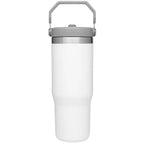 Stanley 30 oz Stainless Steel Ice Flow Flip Straw Tumbler