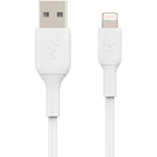 Belkin BoostCharge Lightning to USB-A Cable (3 meter / 9.9 foot, White) - CAA001bt3MWH
