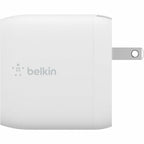 Belkin BoostCharge Dual USB-A Wall Charger 24W (USB-A to USB-C cable included) - Power Adapter - WCE001dq1MWH