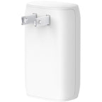 Belkin 37W Portable Dual Port USB-C Wall Charger - 1xUSB-A (12W), 1xUSB-C (30W) - Fast Charging - Power Adapter - White - WCB007dqWH