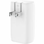 Belkin 67W Portable 3-Port USB-C Wall Charger - 3xUSB-C (67W Total) - Fast Charging - Power Adapter - White - WCC002DQWH