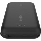 Belkin BoostCharge Power Bank 10K With Integrated Cable - BPB021fqBK