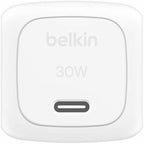 Belkin 30W Portable USB-C Wall Charger - 1xUSB-C (30W) - Fast Charge - Power Adapter w/ USB-C to USB-C Cable - White - WCA008DQ1MWH-B6