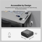 Belkin 3-Outlet Charging Station w/ 2x USB-A & 2x USB-C Ports 70W - 5ft/1.5m Cord - Straight Plug - Black - SRZ001tt5