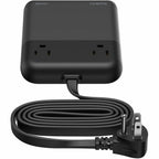 Belkin 2-Outlet Charging Station w/ 1x USB-A & 3x USB-C Ports 140W - 5ft/1.5m Cord - Straight Plug - Black - SRZ003tt5