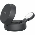 Belkin UltraCharge Pro 2-in-1 Convertible Magnetic Charger with Qi2 25W, Charcoal - WIZ043ttCH