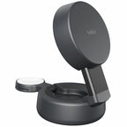 Belkin UltraCharge Pro 2-in-1 Convertible Magnetic Charger with Qi2 25W, Charcoal - WIZ043ttCH