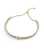 18K  Chanel Chain Choker Diamonds Necklace