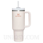 Stanley 40 OZ Tumbler with Handle and Straw Lid - Stainless Steel