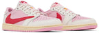 Jordan 1 Retro Low - Travis Scott (Sail Tropical Pink)