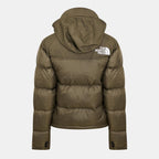 North Face Womens 1996 Retro Nuptse Water Resistant Goose Down Short Puffer Jacket