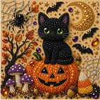 💥 Limited Time 49% OFF – 👻✨ Halloween Pearl Art DIY Kit – Create Spooky-Cute Magic