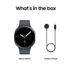 Samsung Galaxy Watch8 Aluminum Case Smartwatch with Sport Band - Bluetooth