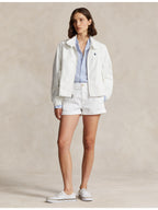 RALPH LAUREN WOMEN Cotton Canvas Jacket Deckwash White