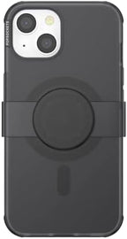 PopSockets iPhone 14 Phone Case with MagSafe, Wireless Charging Compatible, Black - iPhone 14 MS Black Translucent