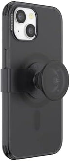 PopSockets iPhone 14 Phone Case with MagSafe, Wireless Charging Compatible, Black - iPhone 14 MS Black Translucent