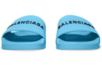 Balenciaga Pool Slides - Light Blue