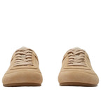 (WMNS) Burberry Leather Knight Runner Sneakers 'Flax Beige Dove Beige' 81278001