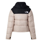 North Face Womens 1996 Retro Nuptse Water Resistant Goose Down Short Puffer Jacket