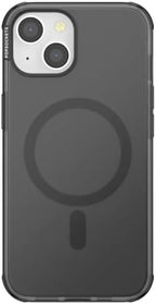PopSockets iPhone 14 Case with MagSafe, Phone Case for iPhone 14, Grip Sold Separately, Wireless Charging Compatible - Black Translucent