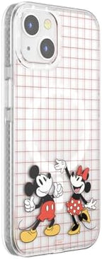 PopSockets iPhone 13 Phone Case with MagSafe, Wireless Charging Compatible, Disney - Mod Mickey and Minnie