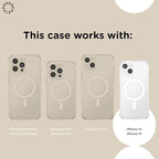 PopSockets iPhone 14 Phone Case with MagSafe- Berry Gingham