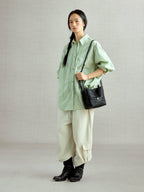 Lattice Bucket Bag
