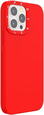PopSockets iPhone 14 Pro Max Phone Case w/MagSafe- Rosso | Magnetic, Wireless Charging, Camera & Drop Protection, Red, Textured, Electronic Accessories, For iPad/Kindle/iPhone/Android