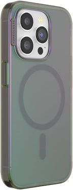 PopSockets iPhone 15 Pro Phone Case with MagSafe- Nightshade | Magnetic, Wireless Charging, Camera & Drop Protection, Green, Teal, Turquoise, iPad, Removable, Popper
