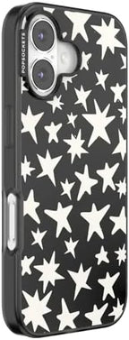 PopSockets iPhone 17 Phone Case with MagSafe- Starstruck | Magnetic, Wireless Charging, Camera & Drop Protection, Electronic Accessories, For iPad/Kindle/iPhone/Android