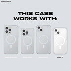 PopSockets iPhone 14 Phone Case with MagSafe, Wireless Charging Compatible, Bookish - Spooky Book Club