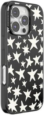 PopSockets iPhone 16 Pro Phone Case with MagSafe- Starstruck | Magnetic, Wireless Charging, Camera & Drop Protection, Electronic Accessories, For iPad/Kindle/iPhone/Android