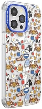PopSockets iPhone 14 Pro Max Phone Case with MagSafe, Wireless Charging Compatible, Disney - Mickey's Buffet