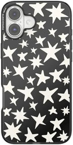 PopSockets iPhone 16 Phone Case with MagSafe- Starstruck | Magnetic, Wireless Charging, Camera & Drop Protection, Electronic Accessories, For iPad/Kindle/iPhone/Android