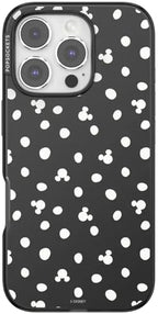 PopSockets iPhone 16 Pro Phone Case with MagSafe- Mickey Dots Black