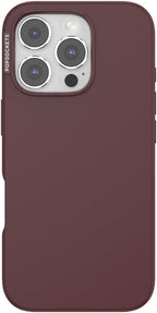 PopSockets iPhone 16 Pro Phone Case with MagSafe, Wireless Charging Compatible, Burgundy - Oxblood