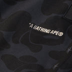 A Bathing Ape Solid Camo Bathing Ape Logo Relaxed Fit Sweat Pants (Black)
