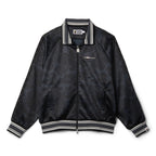 A Bathing Ape Solid Camo Bathing Ape Logo Relaxed Fit Track Jacket (Black)