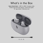 Beats Studio Buds Noise-Canceling True Wireless In-Ear Headphones - Moon Gray - MMT93LL/A