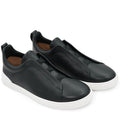 ZEGNA Triple Stitch Low Top Sneaker