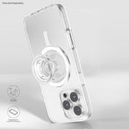 PopSockets iPhone 16 Pro Max Phone Case with MagSafe, Wireless Charging Compatible, Clear - Clear