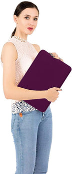 MOSISO Laptop Case 16 inch, 15-15.6 inch Laptop Sleeve Bag Compatible with MacBook Pro 16 inch, HP, Acer, Dell, Lenovo, ASUS Notebook, Neoprene Computer Sleeve Bag with Small Case, Magenta Purple