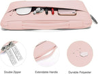 MOSISO Compatible with MacBook Air 13 inch Case 2025 2024 2023 2022 M4 A3240 M3 A3113 M2 A2681, Hard Shell&Sleeve Bag&Keyboard Skin&Webcam Cover&Screen Film for MacBook Air 13.6 inch, Chalk Pink
