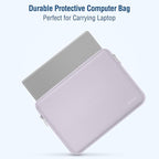 MOSISO Laptop Case 13.3 inch, 13-13.3 inch Laptop Sleeve Bag Compatible with MacBook Air/Pro 13/Pro 14 M5 M4 M3 M2 M1, HP Dell ASUS Lenovo, Neoprene Computer Sleeve Bag with Small Case, Dusty Lilac