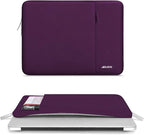 MOSISO Laptop Case 13 inch, 13 inch Laptop Sleeve Compatible with MacBook Air M4 M3 M2 M1 2025-2018 / Pro M2 M1 2025-2016, Polyester Vertical Computer Sleeve Bag with Pocket, Magenta Purple