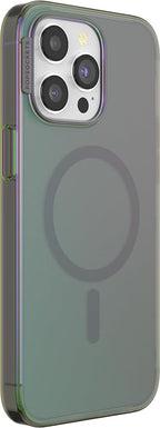 PopSockets iPhone 15 Pro Max Phone Case with MagSafe, Wireless Charging Compatible, Green - Nightshade