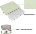 MOSISO Laptop Case 13 inch, 13 inch Laptop Sleeve Bag Compatible with MacBook Air 13 M4 M3 M2 M1 2025-2018 / Pro 13 M2 M1 2025-2016, Neoprene Computer Sleeve Bag with Small Case, Sage Green